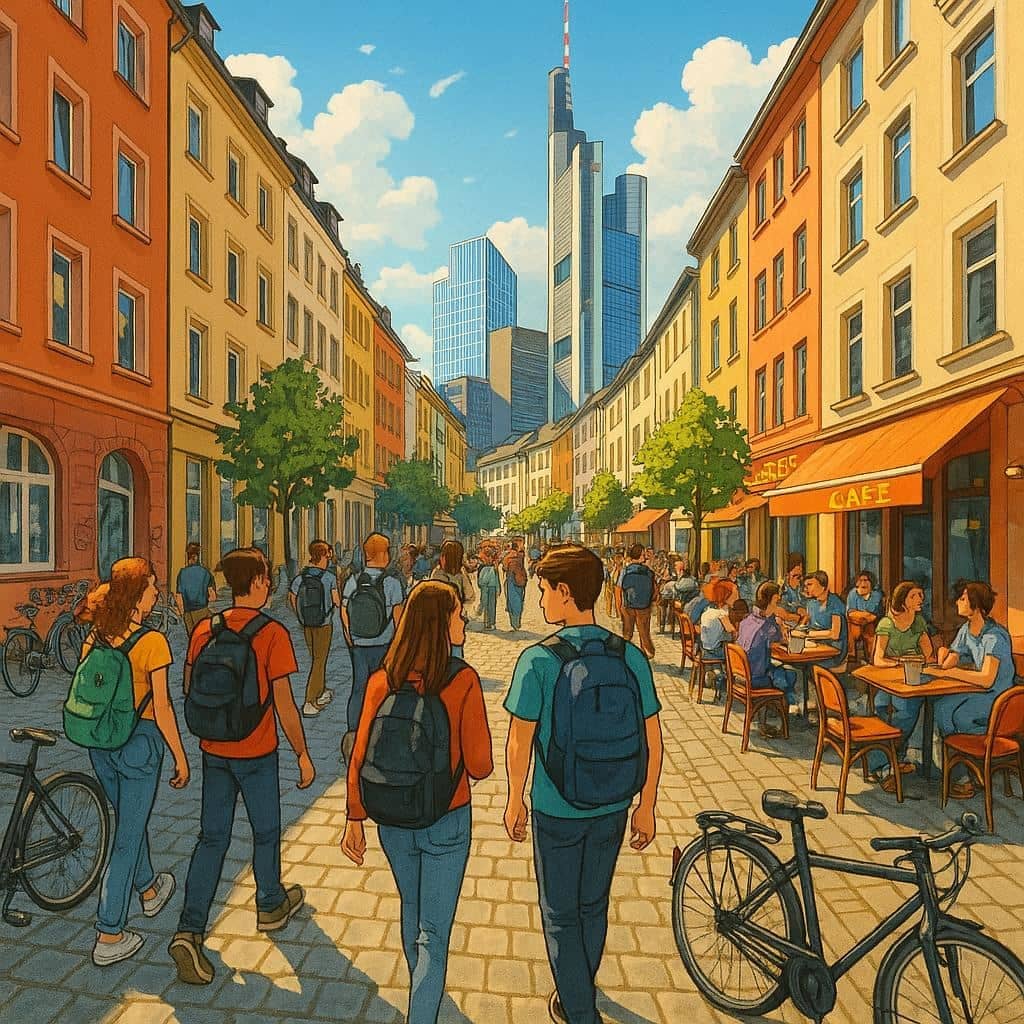 Frankfurt street scene