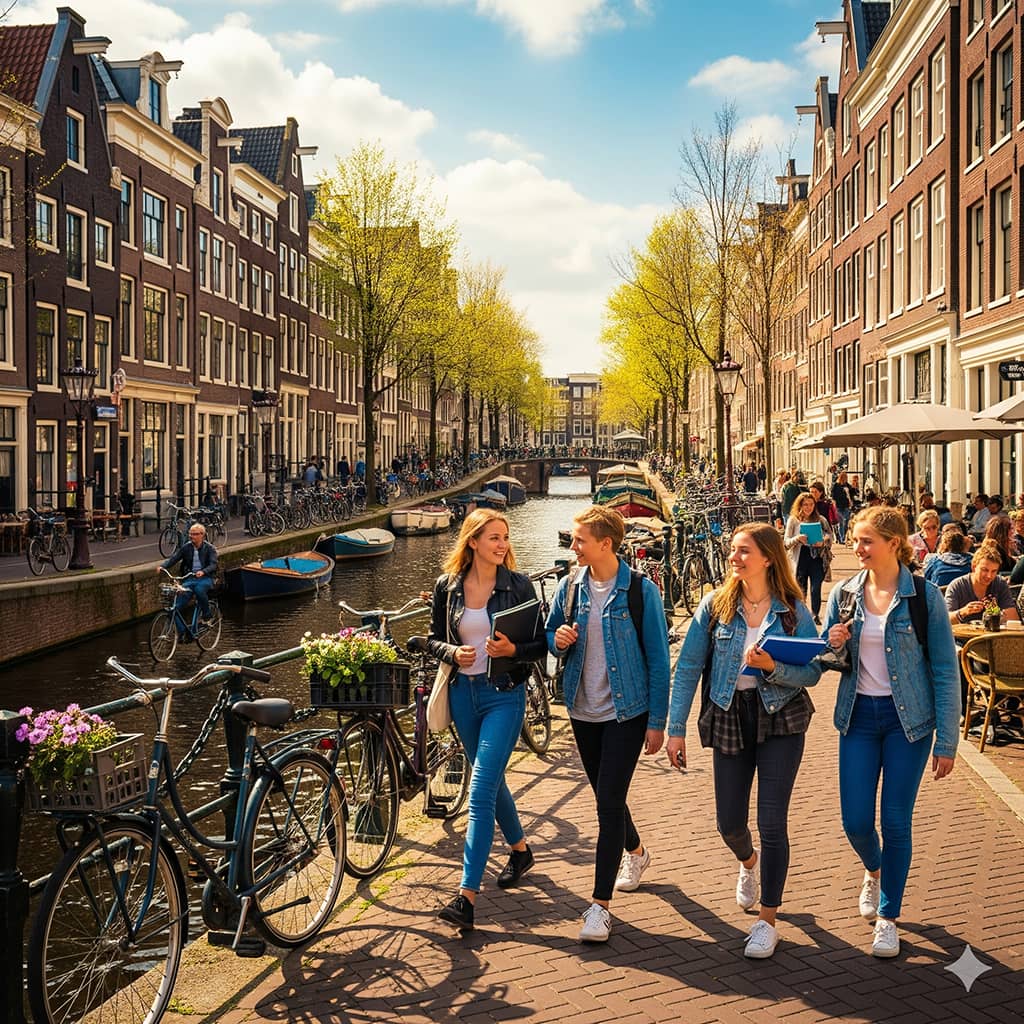 Amsterdam street scene
