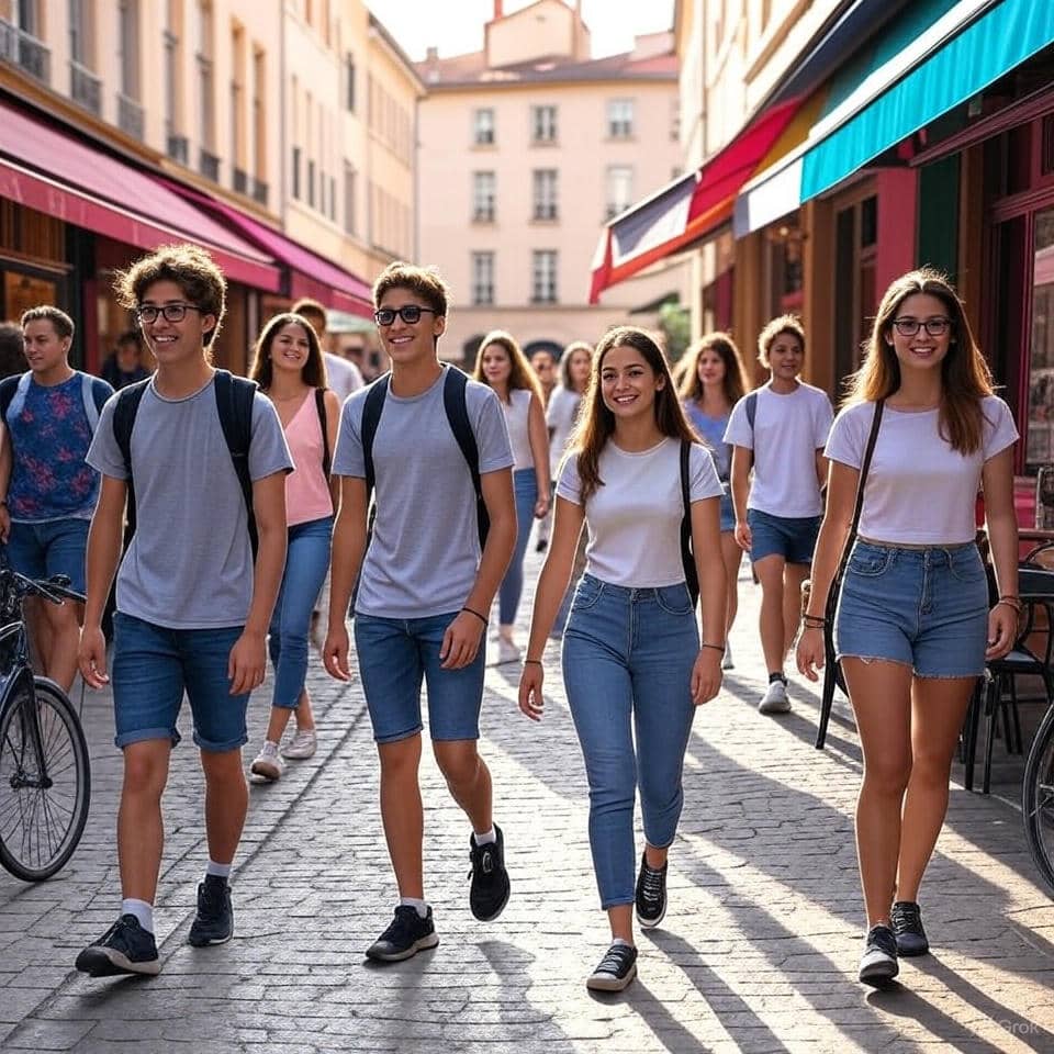 Lyon street scene