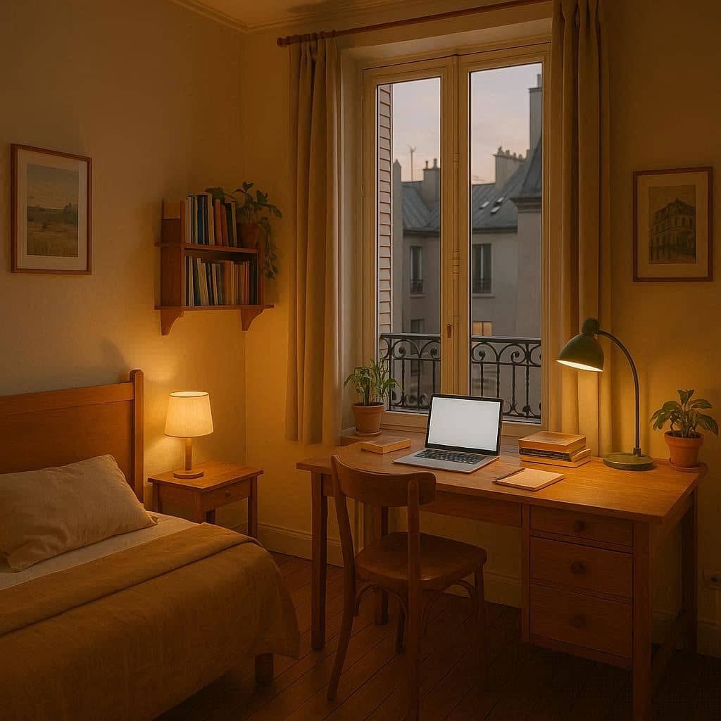 Cozy student apartment in Paris