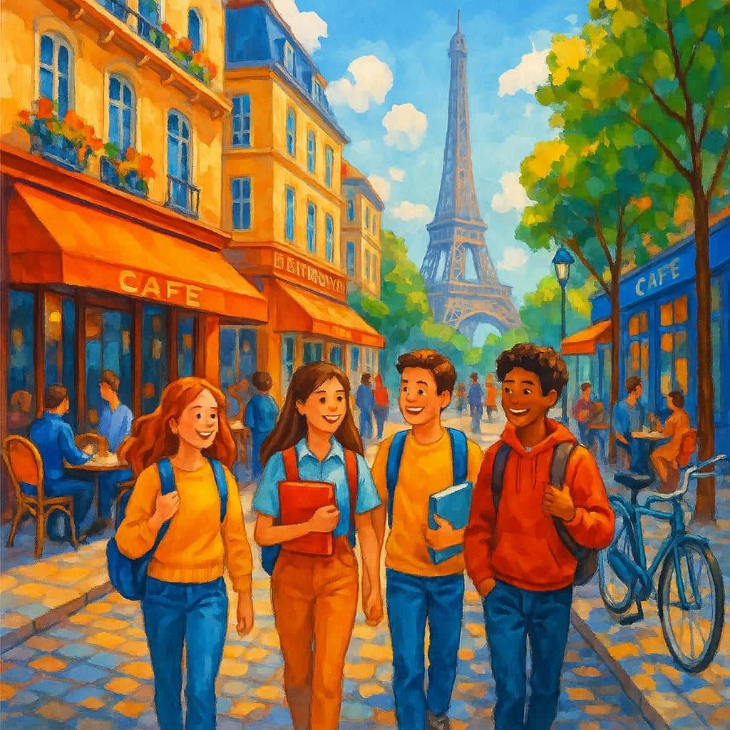 Paris street scene