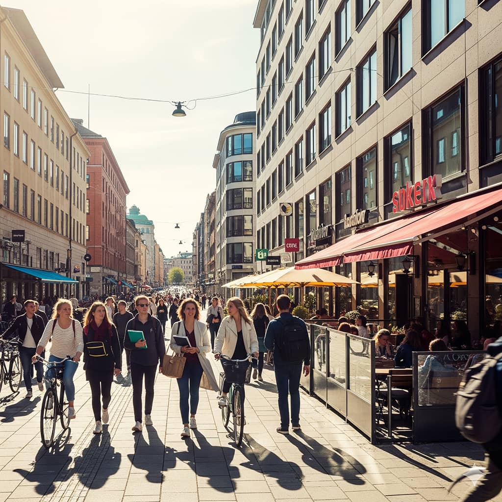 Stockholm street scene