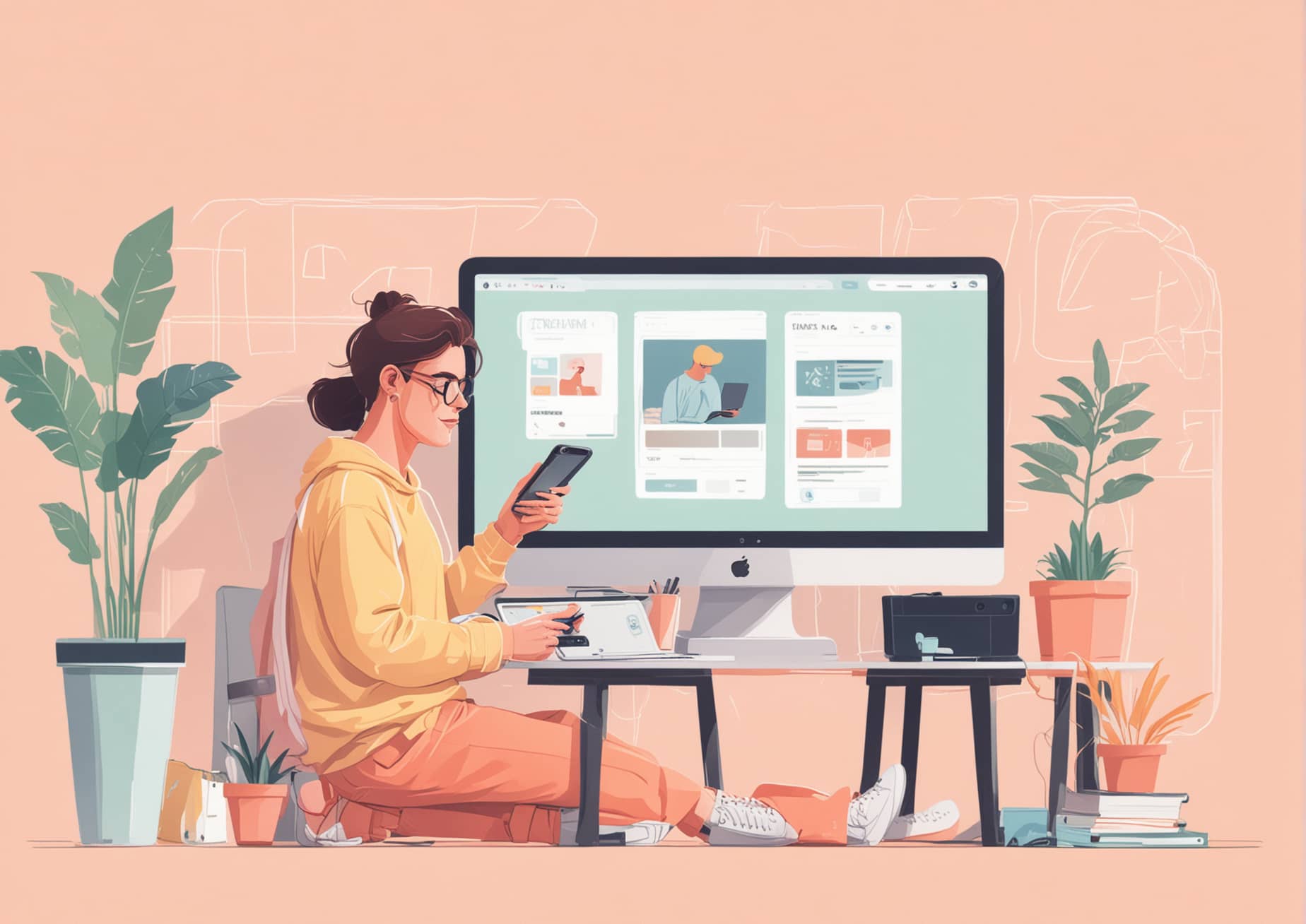 Find housing illustration